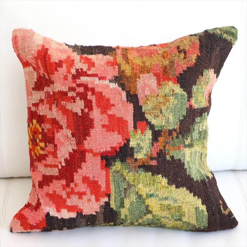 オールドキリム クッションカバー 40×40cm モルダヴィア Old Kiilim Cushion | ブランド登録なし