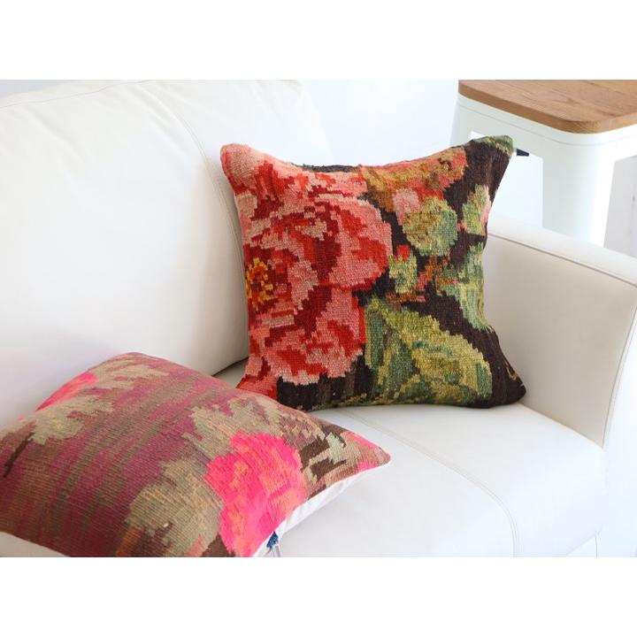 オールドキリム クッションカバー 40×40cm モルダヴィア Old Kiilim Cushion | ブランド登録なし | 01