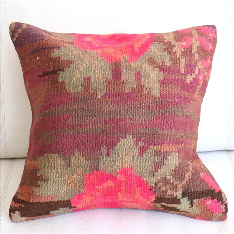 オールドキリム クッションカバー 40×40cm モルダヴィア Old Kiilim Cushion | ブランド登録なし