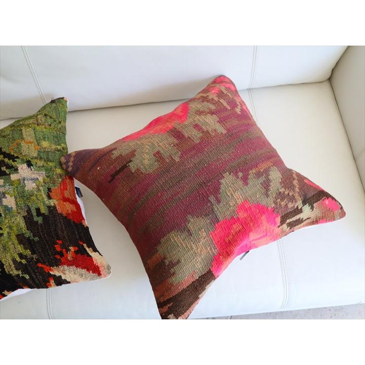 オールドキリム クッションカバー 40×40cm モルダヴィア Old Kiilim Cushion | ブランド登録なし | 02
