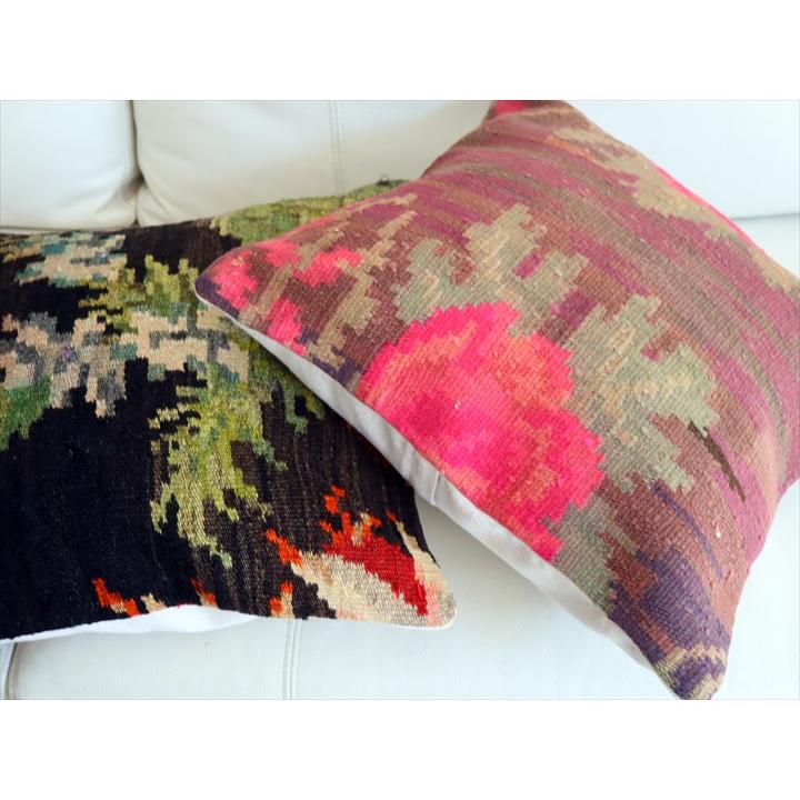 オールドキリム クッションカバー 40×40cm モルダヴィア Old Kiilim Cushion | ブランド登録なし | 03