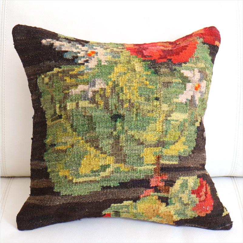 オールドキリム クッションカバー 40×40cm モルダヴィア Old Kiilim Cushion | ブランド登録なし