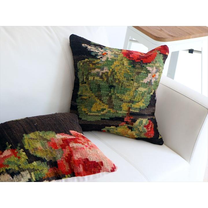 オールドキリム クッションカバー 40×40cm モルダヴィア Old Kiilim Cushion | ブランド登録なし | 01
