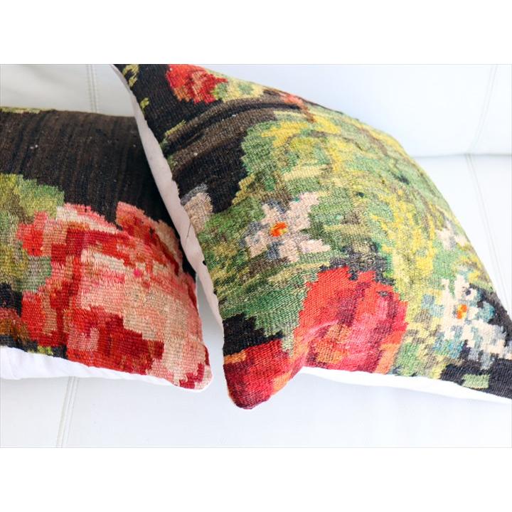オールドキリム クッションカバー 40×40cm モルダヴィア Old Kiilim Cushion | ブランド登録なし | 03