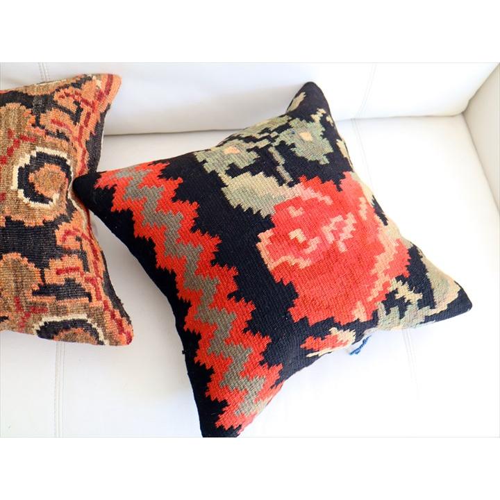 オールドキリム クッションカバー 40×40cm モルダヴィア Old Kiilim Cushion | ブランド登録なし | 02