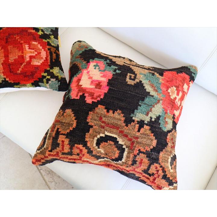 オールドキリム クッションカバー 41×41cm モルダヴィア Old Kiilim Cushion | ブランド登録なし | 02