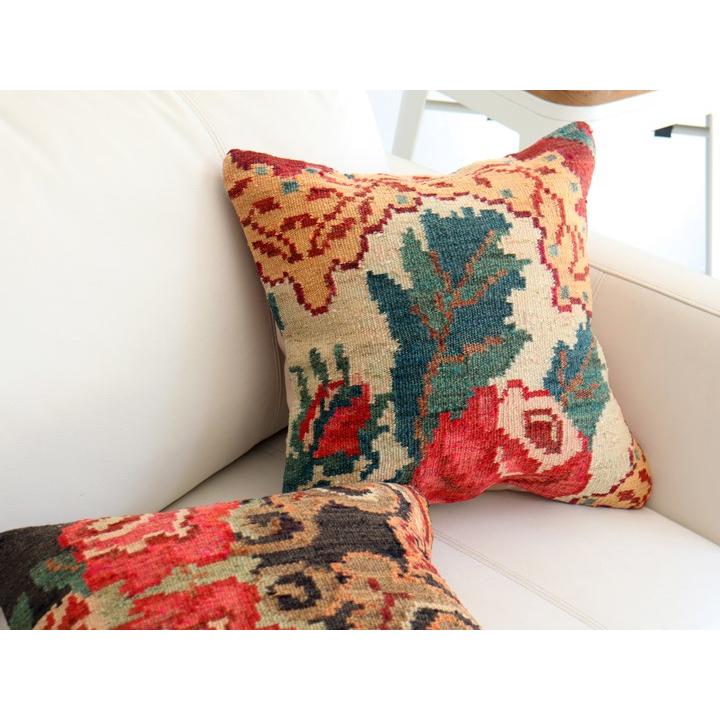 オールドキリム クッションカバー 40×41cm モルダヴィア Old Kiilim Cushion | ブランド登録なし | 01