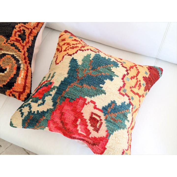 オールドキリム クッションカバー 40×41cm モルダヴィア Old Kiilim Cushion | ブランド登録なし | 02