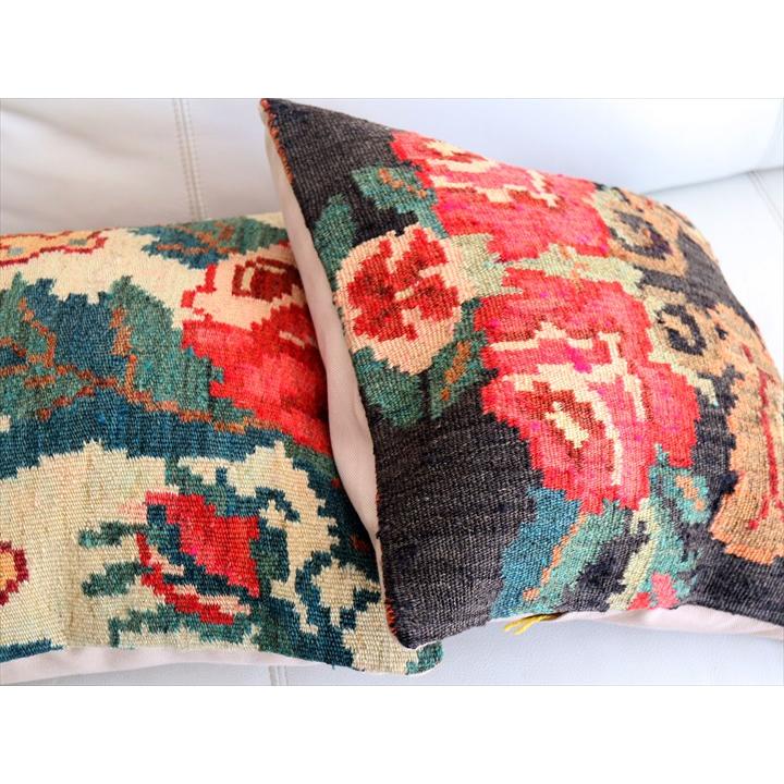 オールドキリム クッションカバー 40×40cm モルダヴィア Old Kiilim Cushion | ブランド登録なし | 03