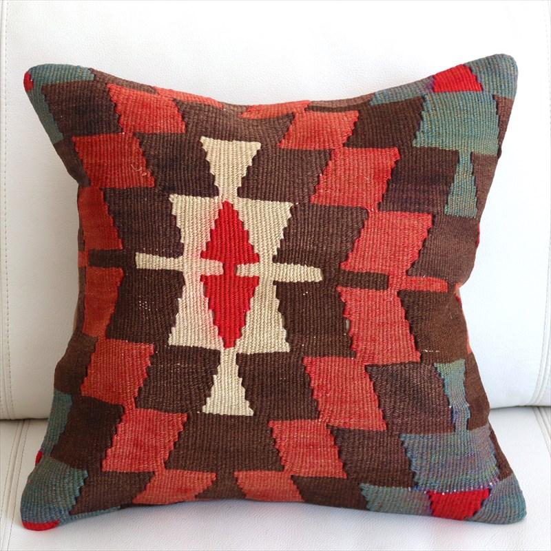 オールドキリム クッションカバー 40×40cm エシュメ OUTLET アウトレット 難あり品 Old Kiilim Cushion | ブランド登録なし