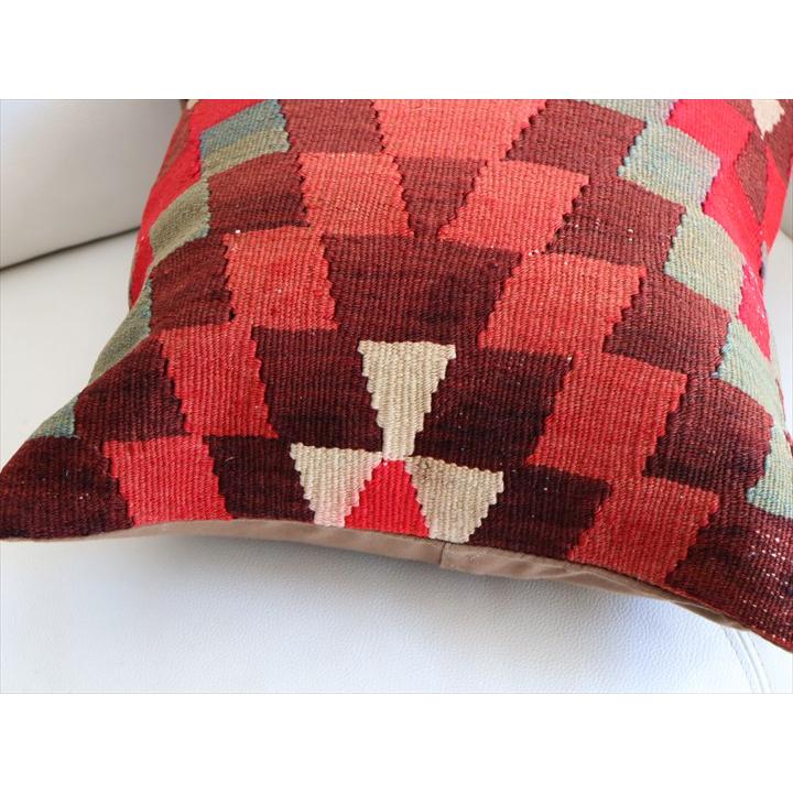 オールドキリム クッションカバー 40×40cm エシュメ OUTLET アウトレット 難あり品 Old Kiilim Cushion | ブランド登録なし | 02