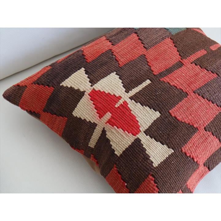 オールドキリム クッションカバー 41×39cm エシュメ OUTLET アウトレット 難あり品 Old Kiilim Cushion | ブランド登録なし | 02