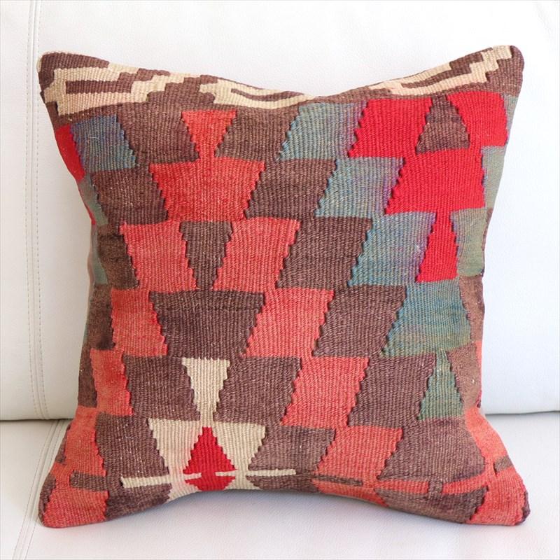 オールドキリム クッションカバー 40×40cm エシュメ OUTLET アウトレット 難あり品 Old Kiilim Cushion | ブランド登録なし