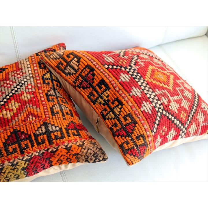 オールドキリム クッションカバー 39×40cm ムート ジジム Old Kiilim Cushion | ブランド登録なし | 03