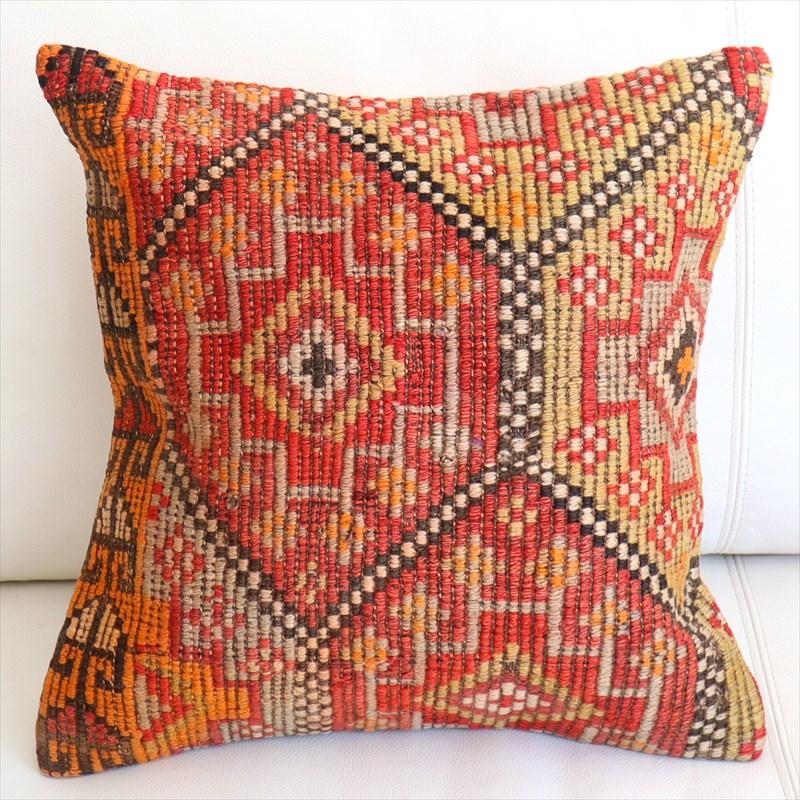 オールドキリム クッションカバー 40×40cm ムート ジジム Old Kiilim Cushion | ブランド登録なし