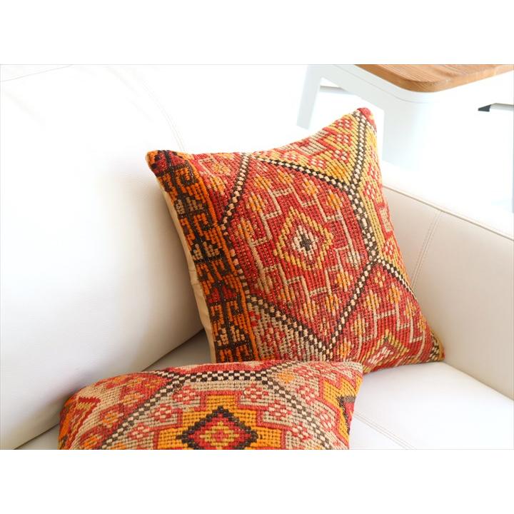 オールドキリム クッションカバー 40×40cm ムート ジジム Old Kiilim Cushion | ブランド登録なし | 01