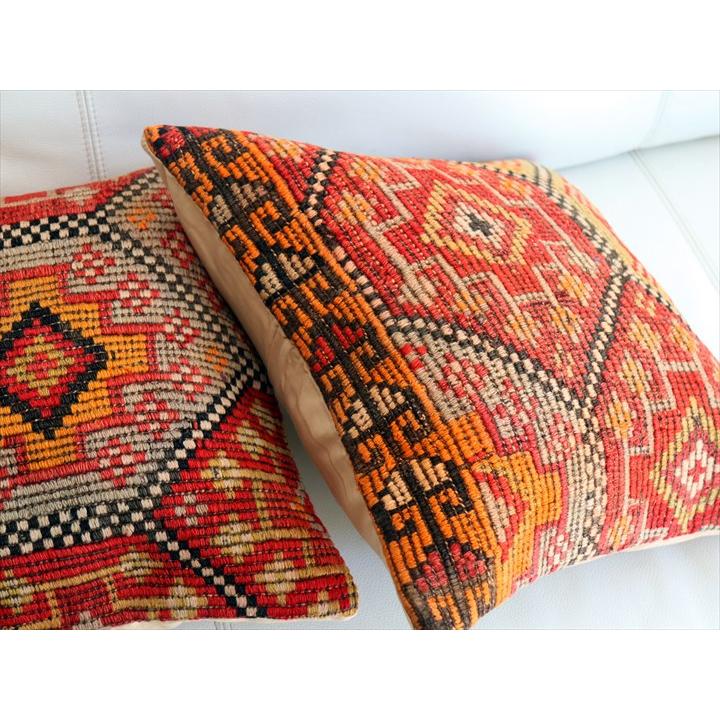 オールドキリム クッションカバー 40×40cm ムート ジジム Old Kiilim Cushion | ブランド登録なし | 03