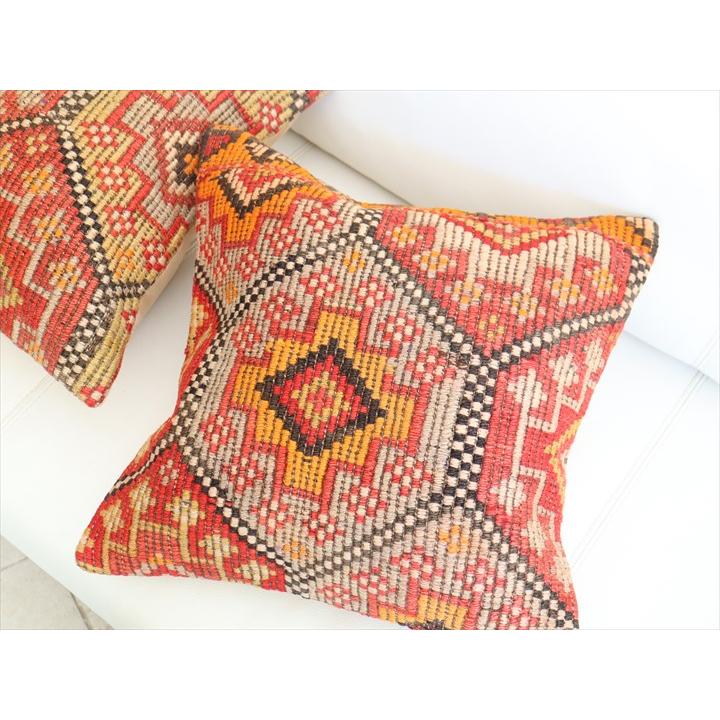 オールドキリム クッションカバー 40×40cm ムート ジジム Old Kiilim Cushion | ブランド登録なし | 02