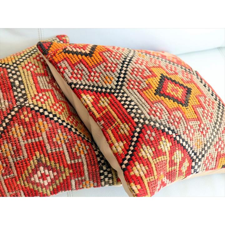 オールドキリム クッションカバー 40×40cm ムート ジジム Old Kiilim Cushion | ブランド登録なし | 03