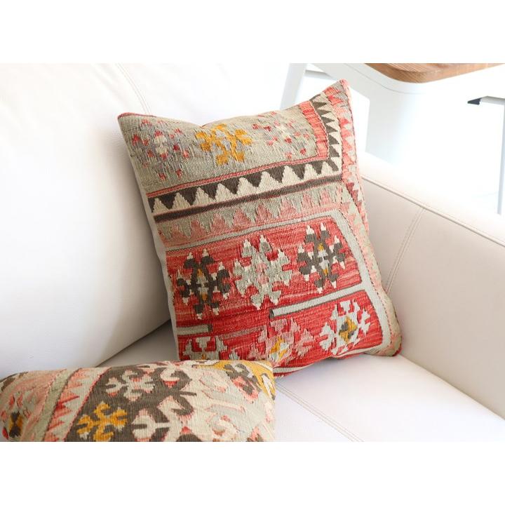 オールドキリム クッションカバー 37×40cm シワス Old Kiilim Cushion | ブランド登録なし | 01