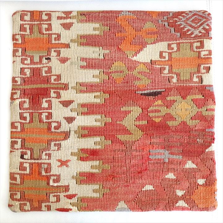 オールドキリム クッションカバー 40×40cm カイセリ チフカナット Old Kiilim Cushion | ブランド登録なし | 04