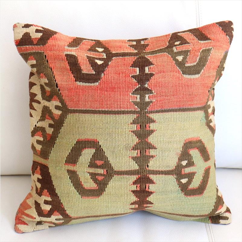 オールドキリム クッションカバー 39×39cm カイセリ チフカナット Old Kiilim Cushion | ブランド登録なし