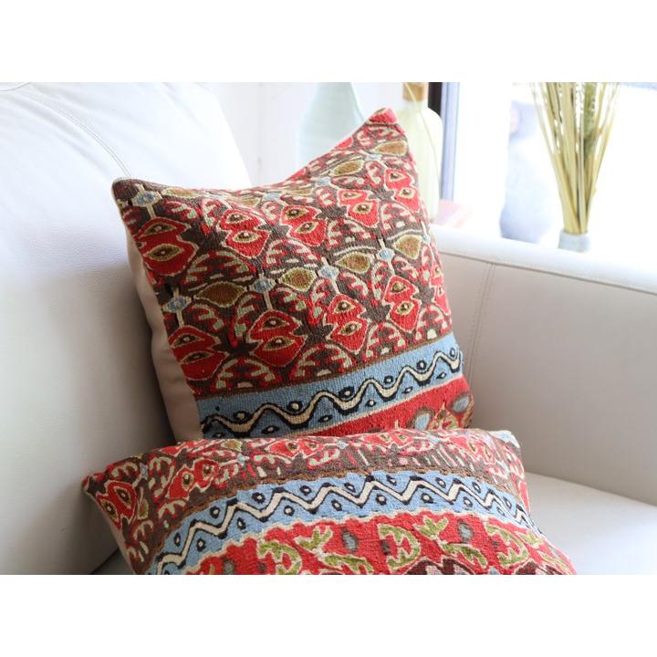 オールドキリム クッションカバー 42×41cm セネ・アラベスク模様 Old Kiilim Cushion | ブランド登録なし | 01