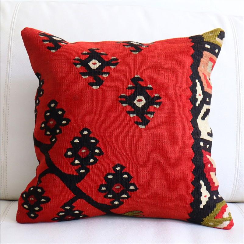 アンティークキリム クッションカバー 40×40cm シャルキョイ Antique Kiilim Cushion | ブランド登録なし