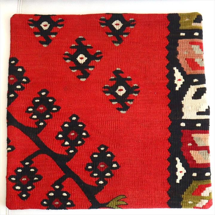 アンティークキリム クッションカバー 40×40cm シャルキョイ Antique Kiilim Cushion | ブランド登録なし | 04