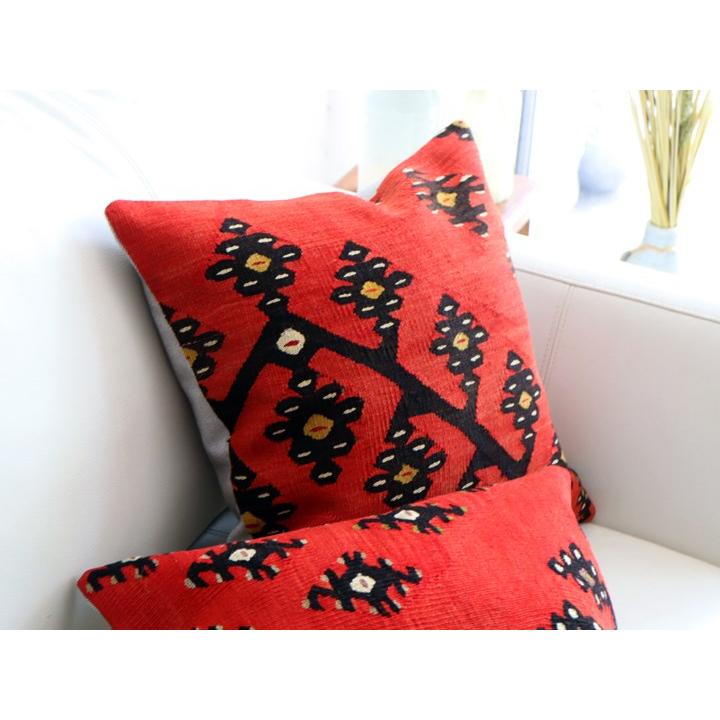 アンティークキリム クッションカバー 40×41cm シャルキョイ Antique Kiilim Cushion | ブランド登録なし | 01
