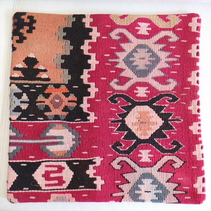 オールドキリム クッションカバー 40×40cm シャルキョイ Old Kiilim Cushion | ブランド登録なし | 04