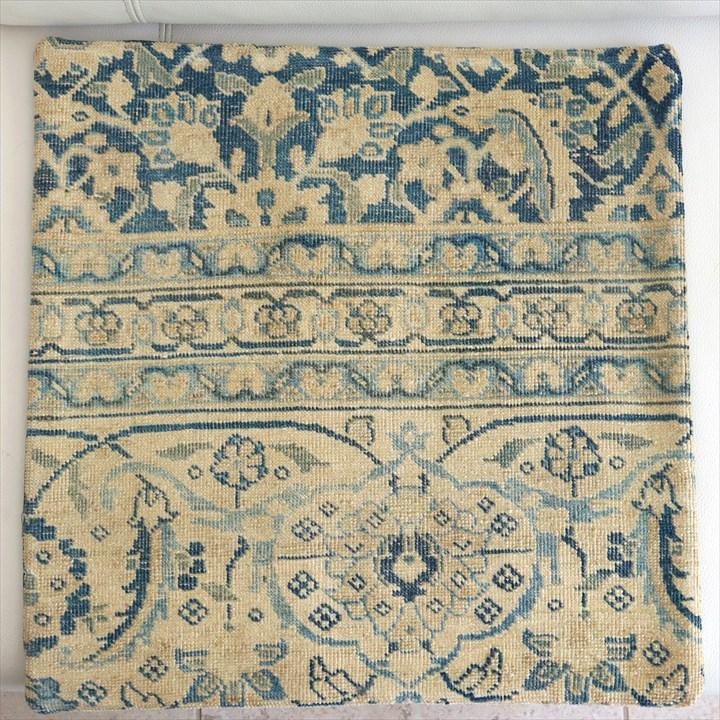 ヴィンテージ 絨毯クッション 45×45cm ブリーチしたアンティーク加工 Old Carpet Cushion | ブランド登録なし | 04