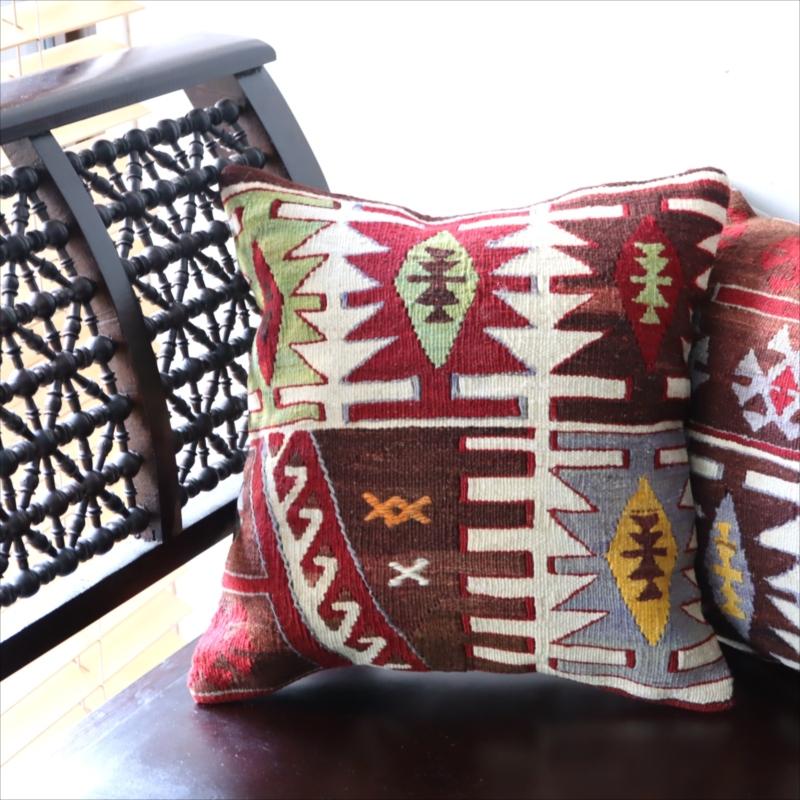 オールドキリム クッションカバートルコ南部アダナ地方 チフカナットキリム |  | 01