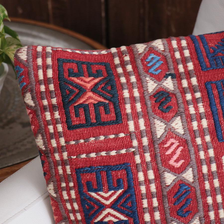 オールドキリム クッションカバー 40cm角 40×40cm ベルガマ ジジム |  | 01
