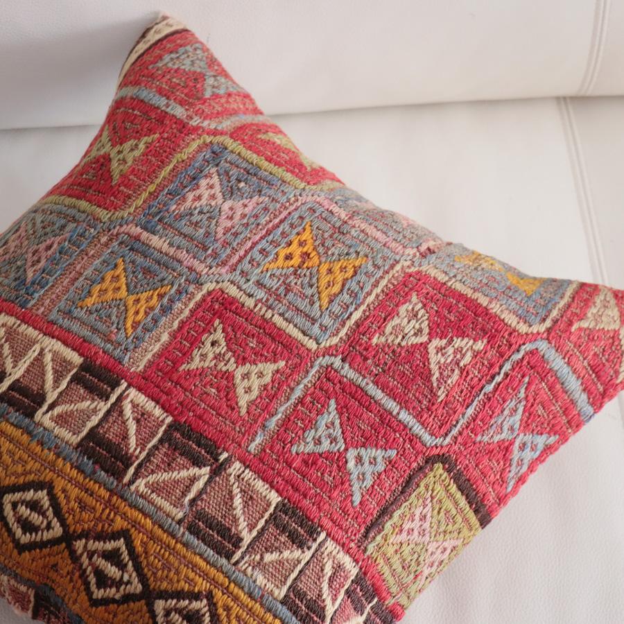 オールドキリム クッションカバー 40cm角 40×40cm アフィヨン ジジム |  | 01