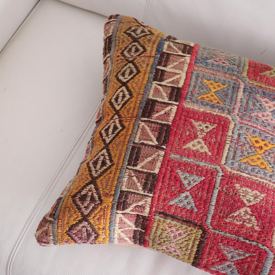 オールドキリム クッションカバー 40cm角 40×40cm アフィヨン ジジム |  | 02