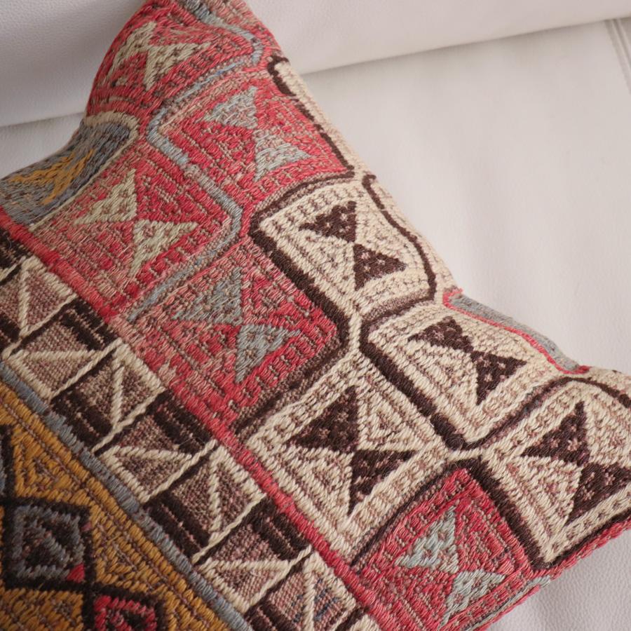 オールドキリム クッションカバー 40cm角 40×40cm アフィヨン ジジム |  | 01