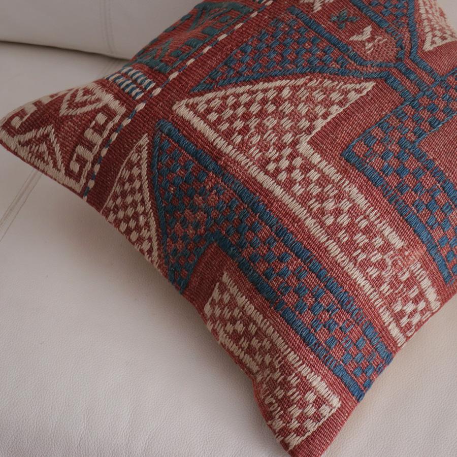 オールドキリム クッションカバー 40cm角 40×40cm ベルガマ ジジム |  | 02