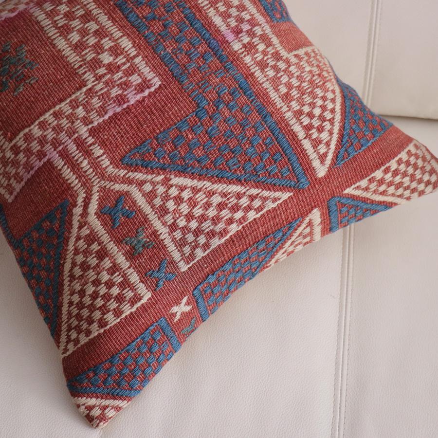 オールドキリム クッションカバー 40cm角 40×40cm ベルガマ ジジム |  | 02