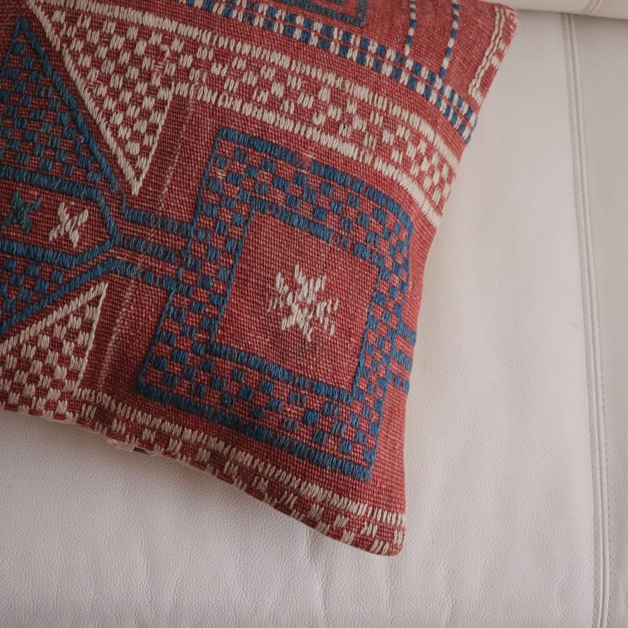 オールドキリム クッションカバー 40cm角 40×40cm ベルガマ ジジム |  | 02