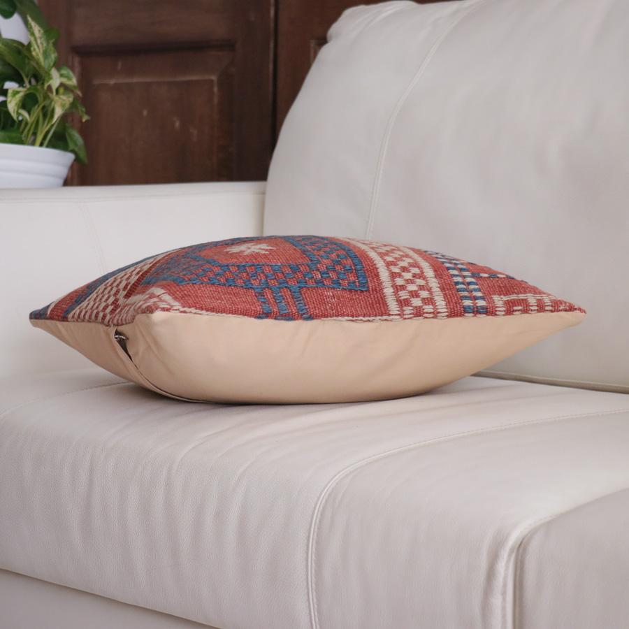 オールドキリム クッションカバー 40cm角 40×40cm ベルガマ ジジム |  | 03