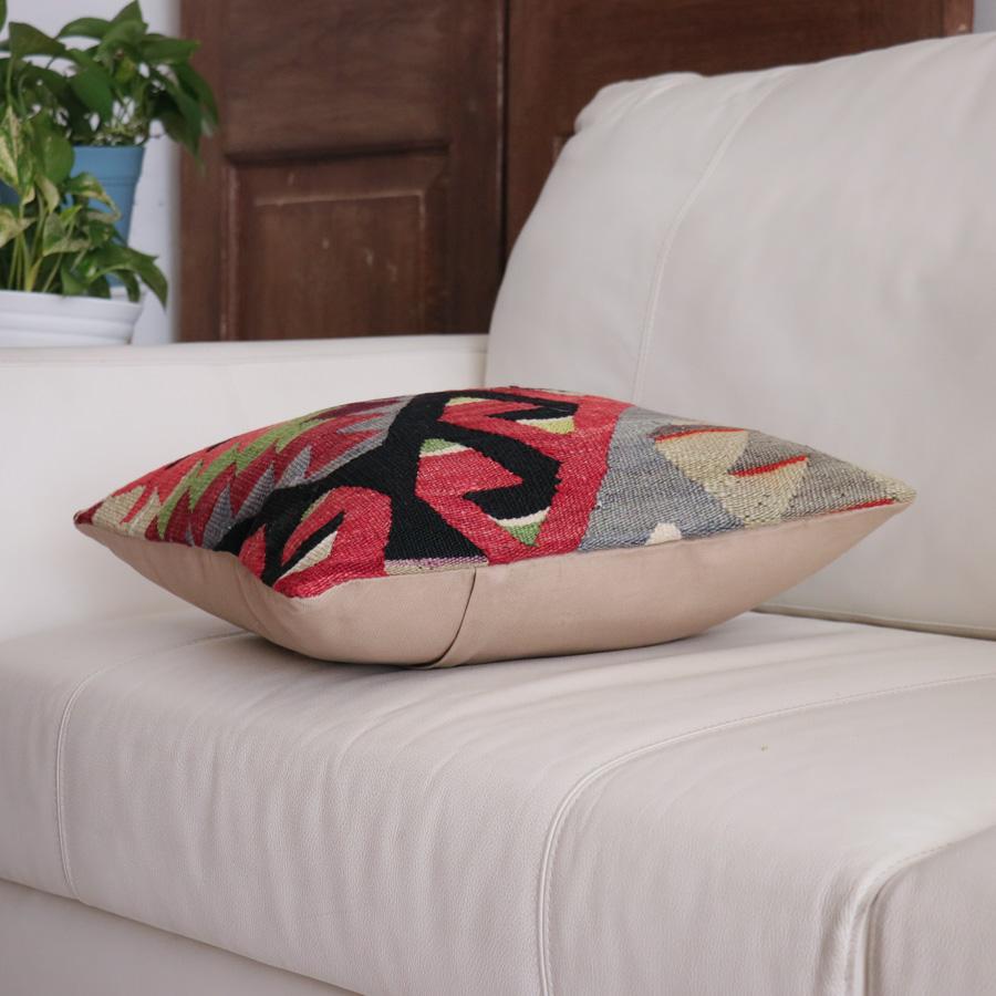 オールドキリム クッションカバー 40cm角 40×40cm エシュメ |  | 04