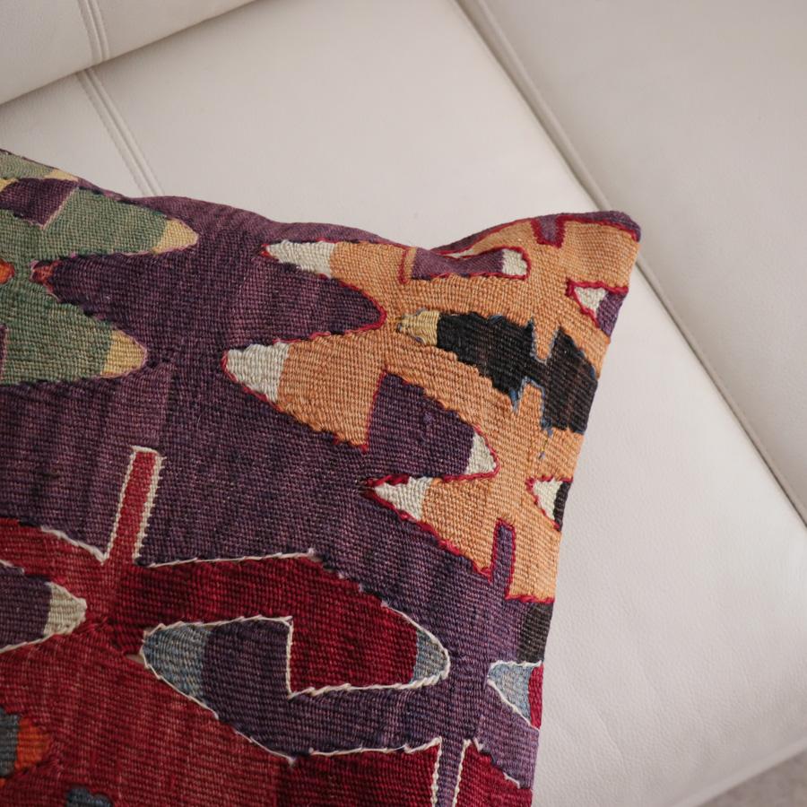 オールドキリム クッションカバー 40cm角 40×40cm エシュメ |  | 02