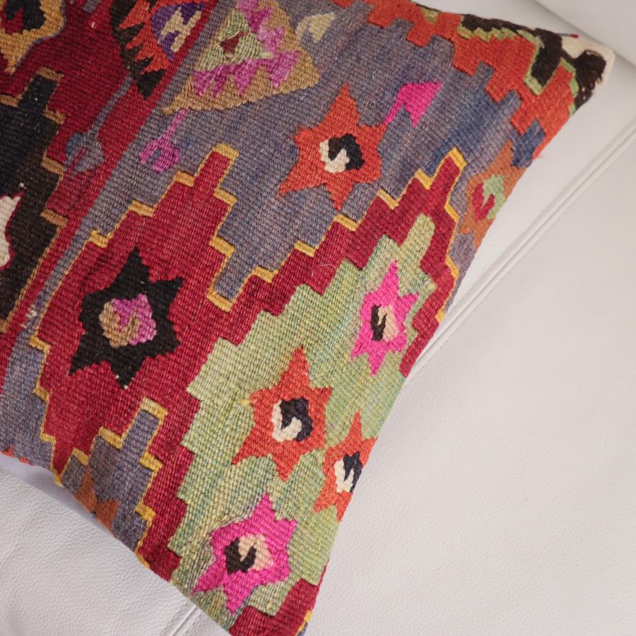 オールドキリム クッションカバー 40cm角 40×40cm アンテップ　ソロモンの星 |  | 02
