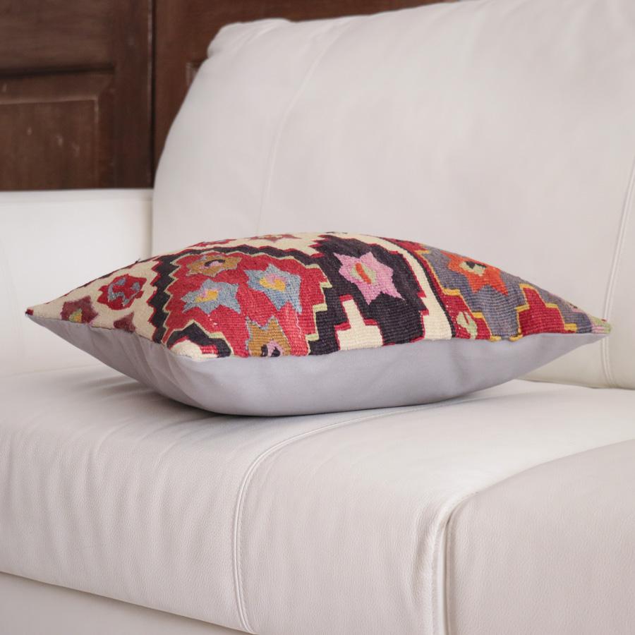 オールドキリム クッションカバー 40cm角 40×40cm アンテップ　ソロモンの星 |  | 04