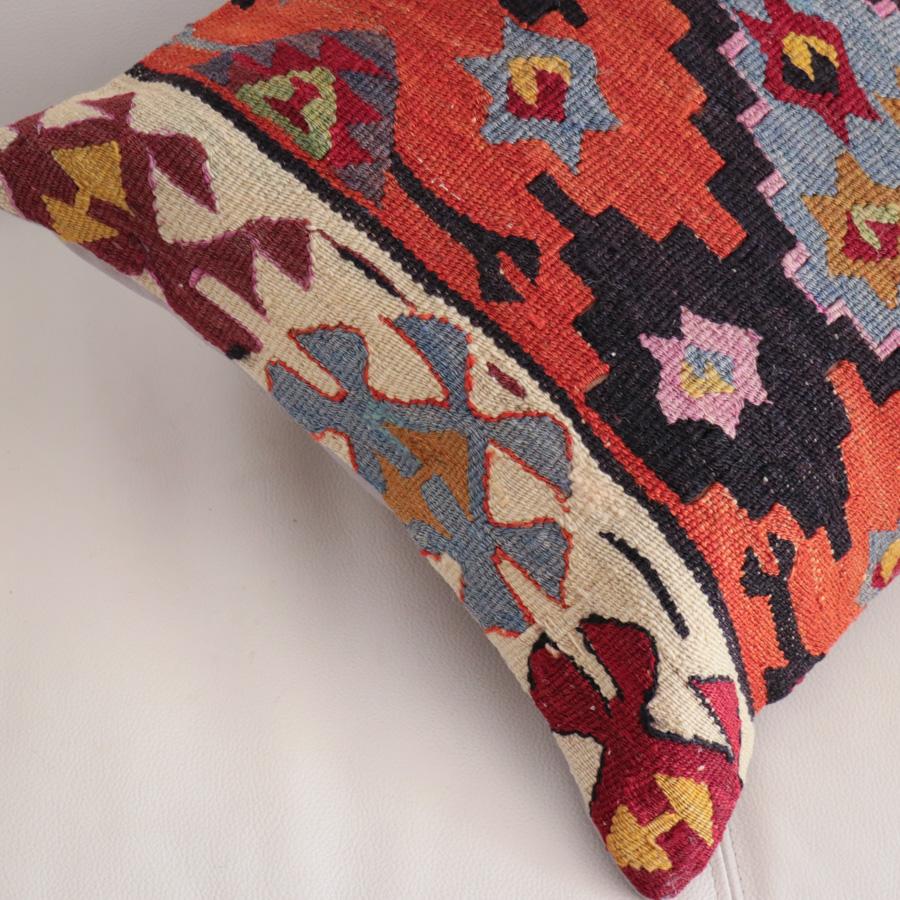 オールドキリム クッションカバー 40cm角 40×39cm アンテップ　ソロモンの星 |  | 02
