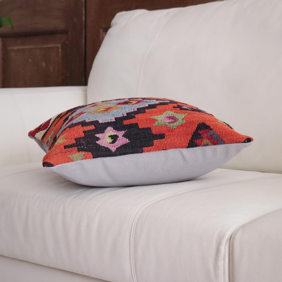 オールドキリム クッションカバー 40cm角 40×39cm アンテップ　ソロモンの星 |  | 03