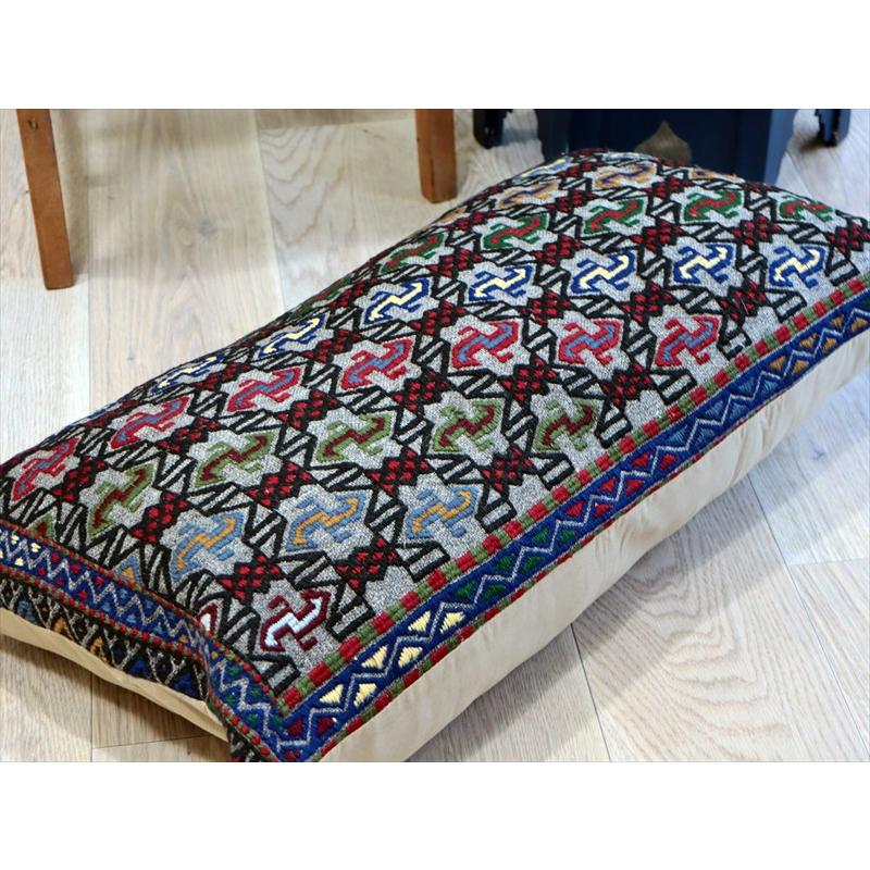 オールドキリムクッションカバー 長方形サイズ 83×46cm コンヤ ジジム・ヤストゥク |  | 05