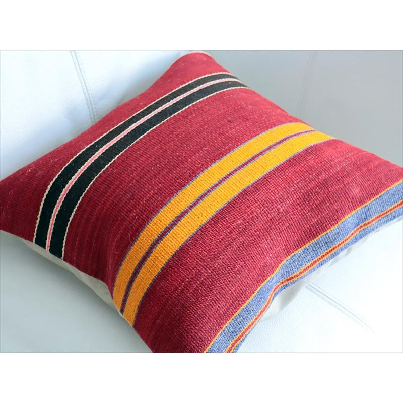オールドキリムクッションカバー 38×38cm ボーダー OUTLET・アウトレット・難あり |  | 02