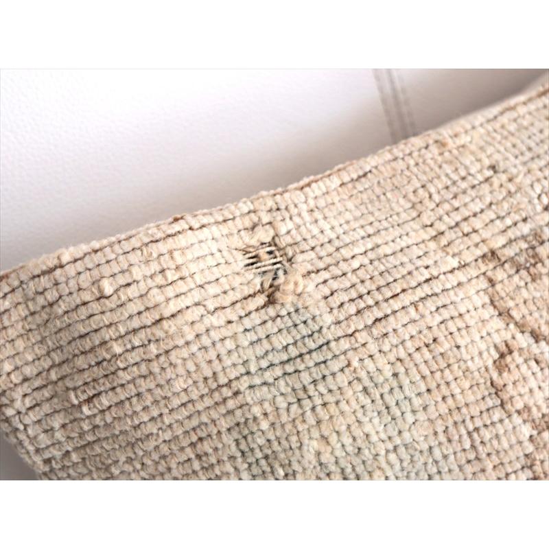 ヴィンテージラグ クッションカバー 40×40cm トルコ絨毯・ブリーチしたアンティーク加工 OUTLET・アウトレット・難あり |  | 04